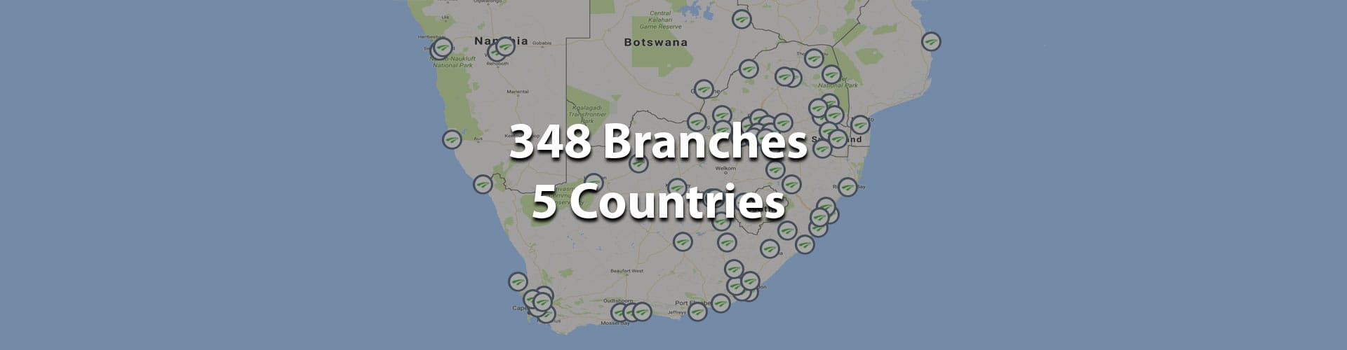 Drive South Africa 348 Branches in 5 countries