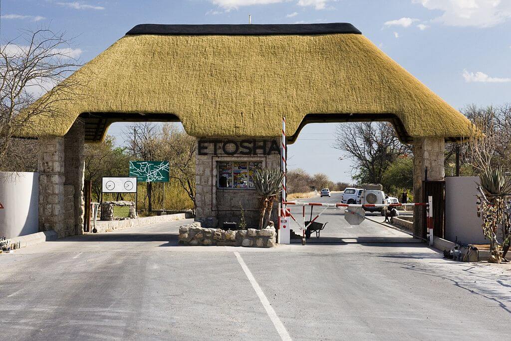 Etosha National Park Entrance_Book Namibia