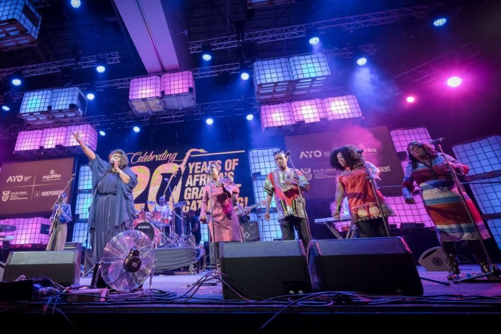 Artists perform at the Cape Town Jazz Festival.